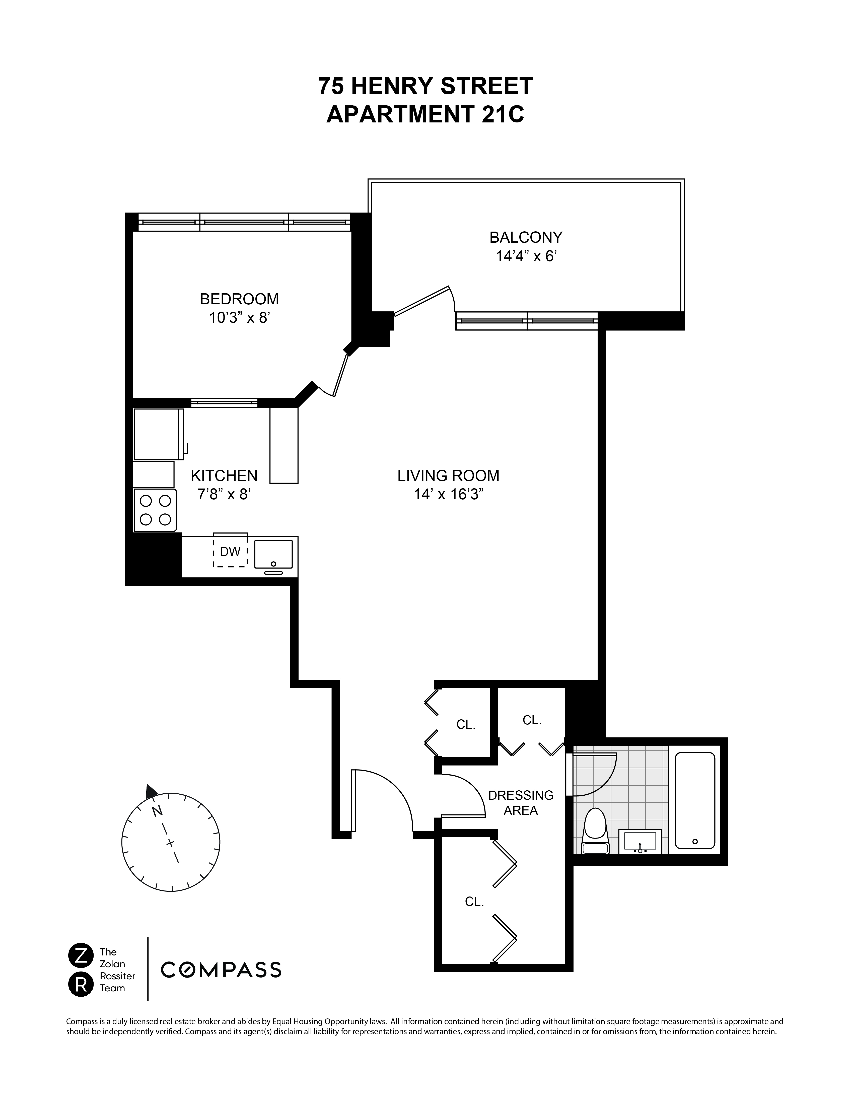 75 Henry Street, Unit 21C Brooklyn, NY 11201 - Photo 11 of 11 a picture of a book and a bed