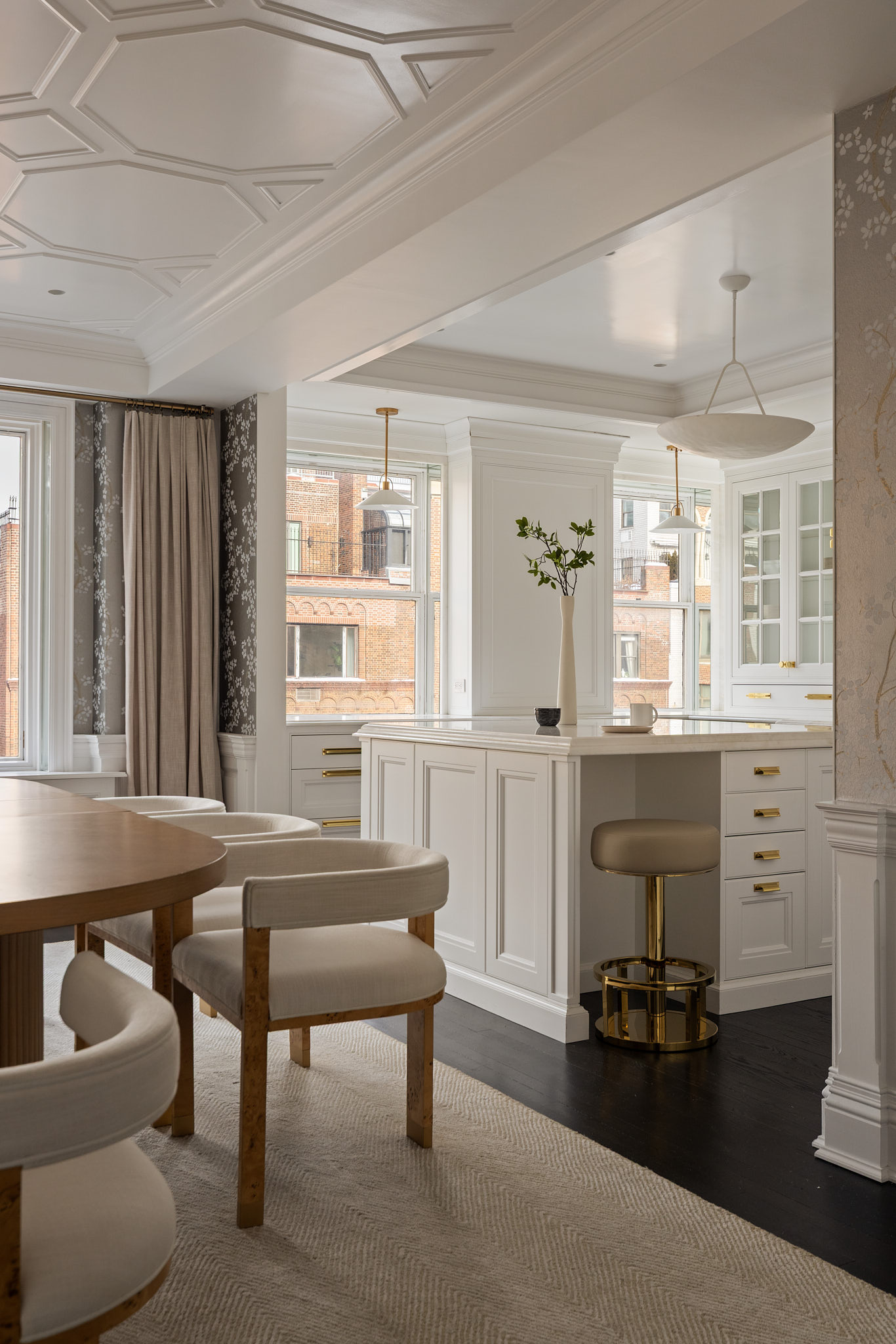 350 East 57th Street, Unit 15B Manhattan, NY 10022 - Photo 4 of 20 a room with granite countertop furniture and fireplace