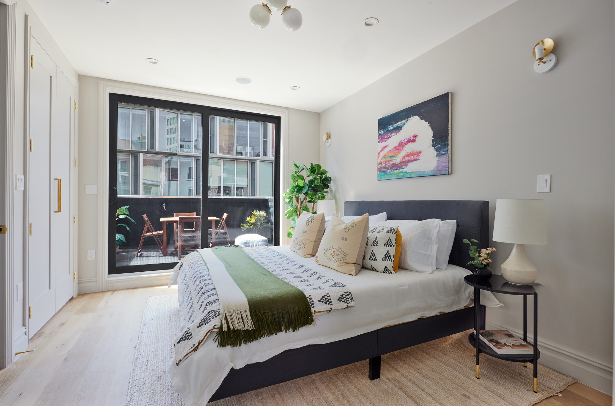 576 Carroll Street, Unit 2 Brooklyn, NY 11215 - Photo 7 of 15 a bedroom with bed and a window