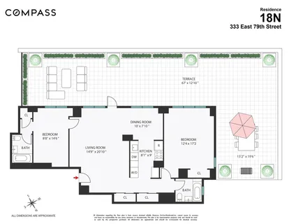 $1,795,000 | 333 East 79th Street, Unit 18N | Upper East Side