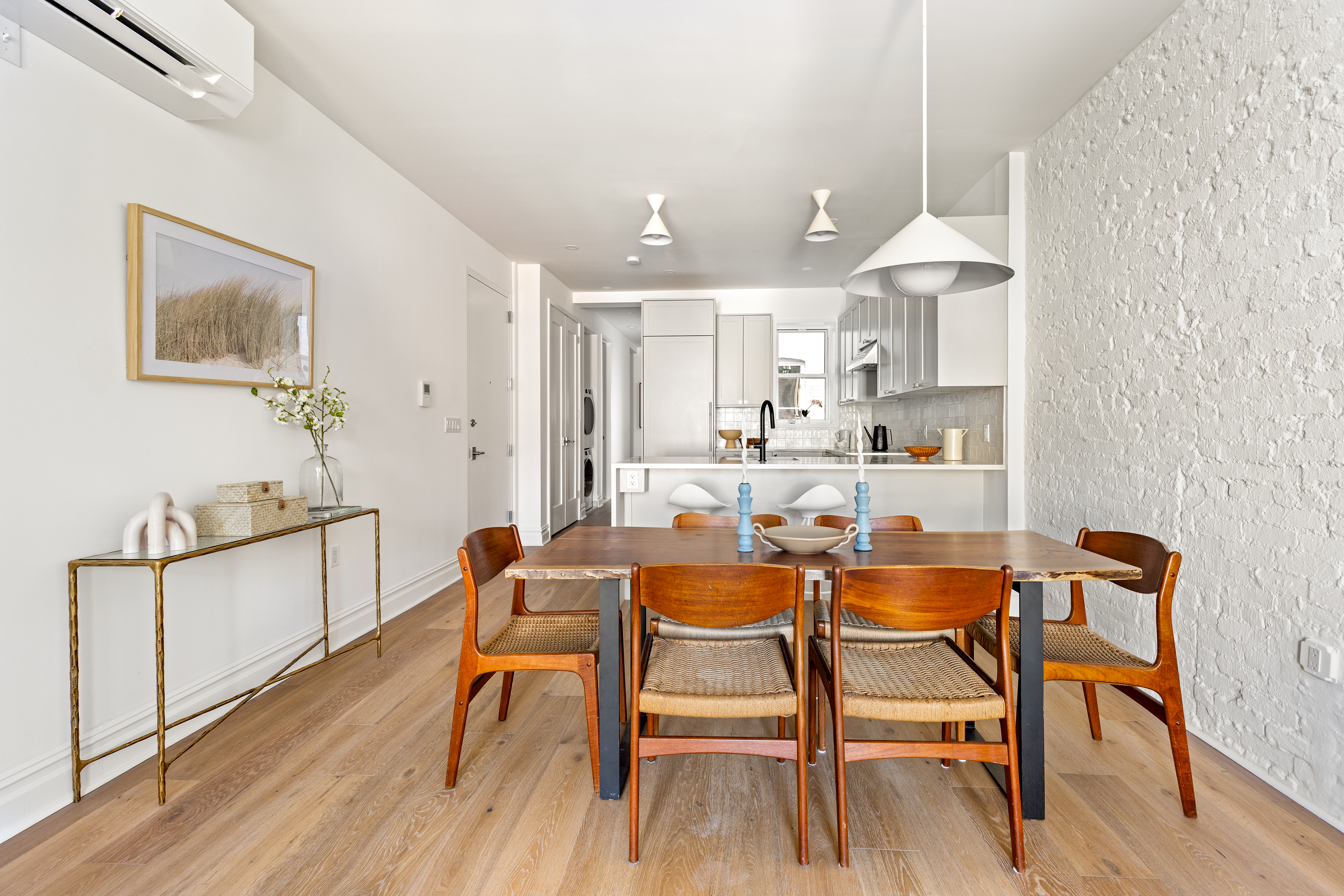 744 Park Place, Unit 2A Brooklyn, NY 11216 - Photo 2 of 11 a dining room with furniture and wooden floor