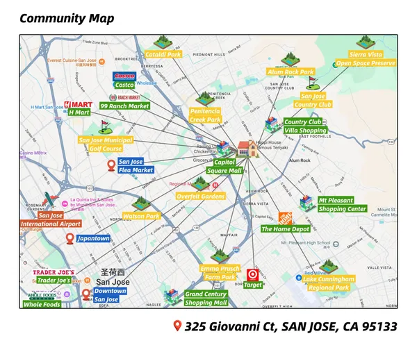 $899,000 | 325 Giovanni Court, San Jose, CA 95127