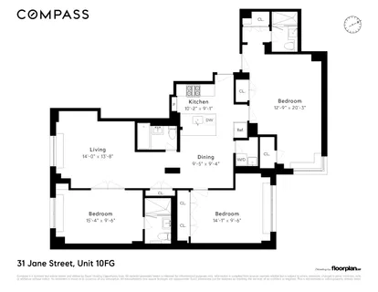 $3,495,000 | 31 Jane Street, Unit 10FG | West Village