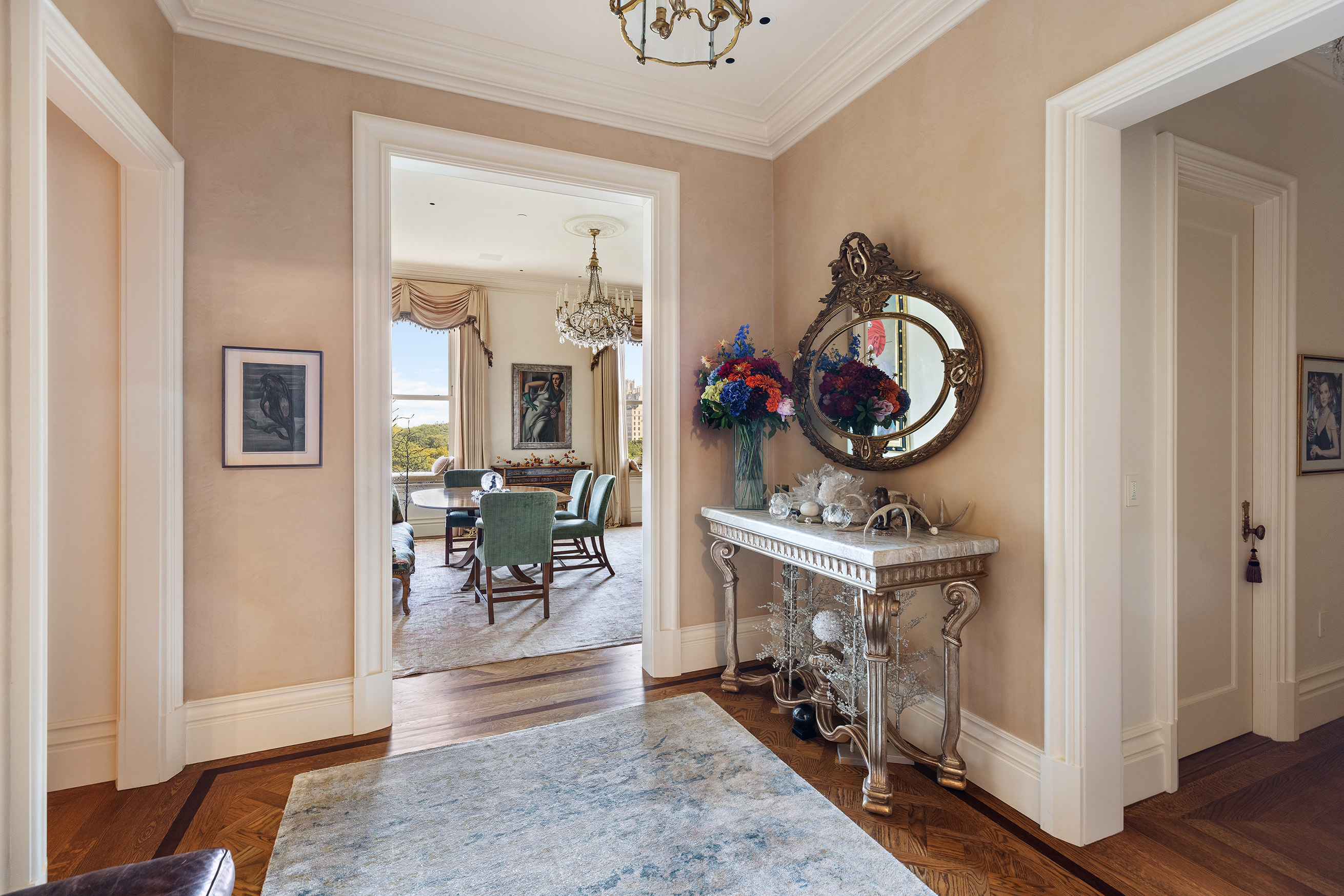 1 Central Park South, Unit 8010203 Manhattan, NY 10019 - Photo 29 of 45 a view of living room and wooden floor