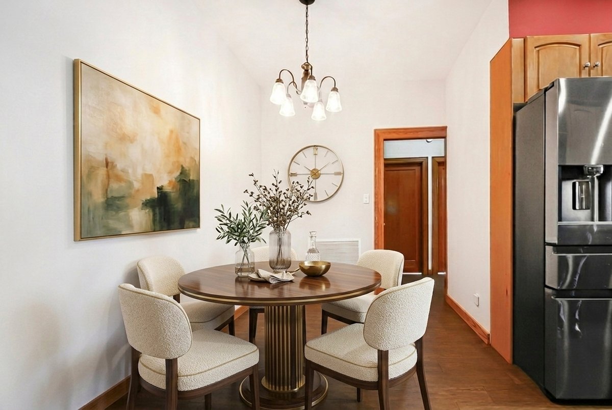 1702 11th Avenue Brooklyn, NY 11218 - Photo 7 of 25 a dining room with furniture and chandelier