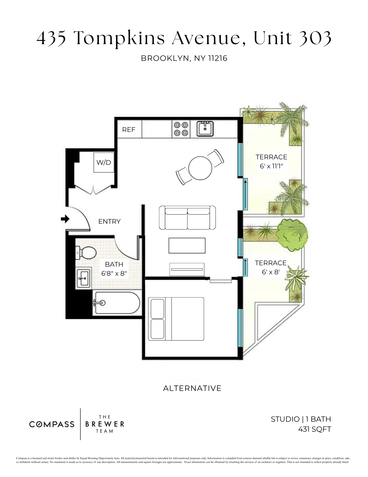 435 Tompkins Avenue 303 Bedford Stuyvesant Brooklyn NY 11216