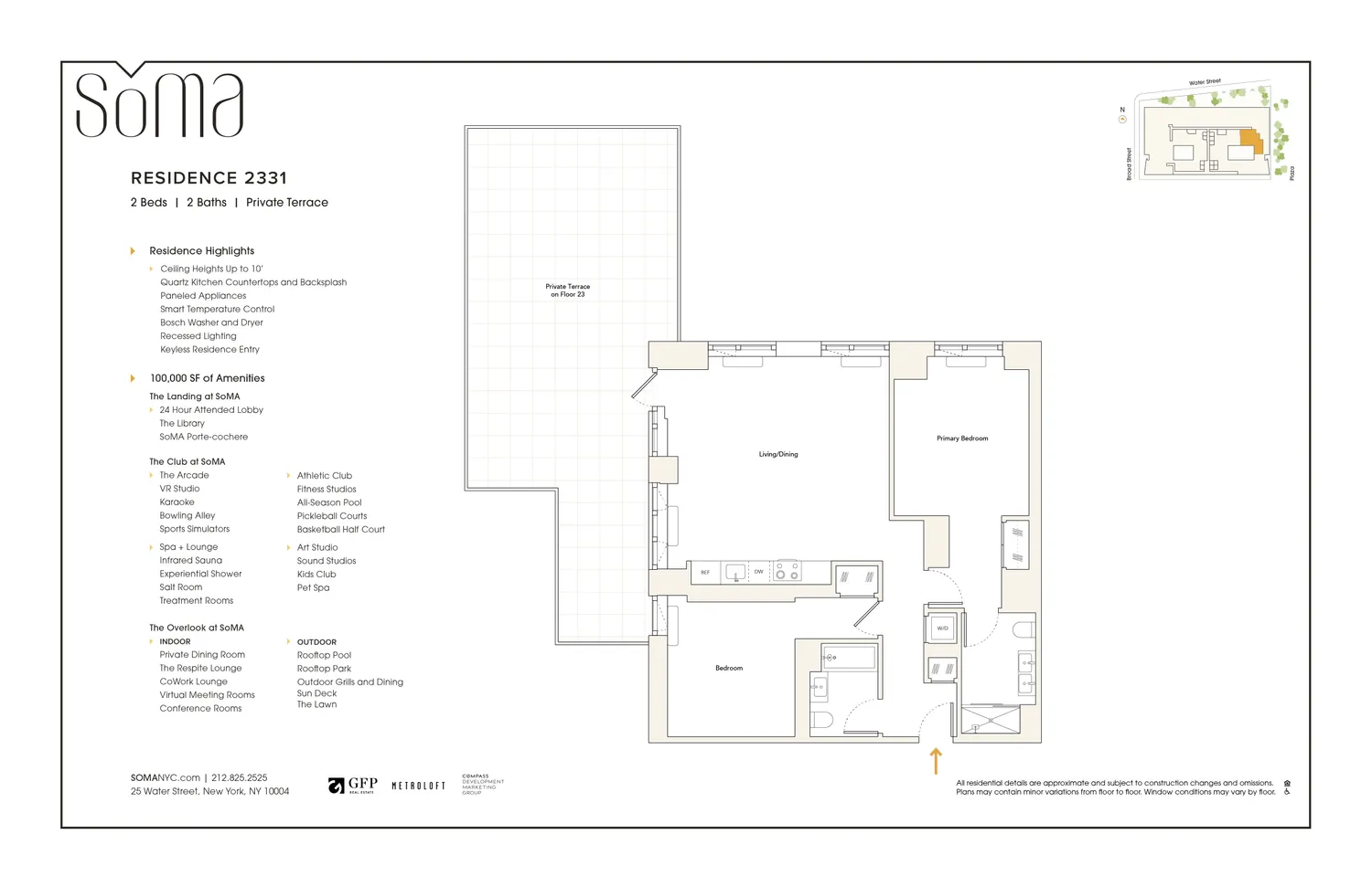 $10,650 | 25 Water Street, Unit 2331 | Financial District