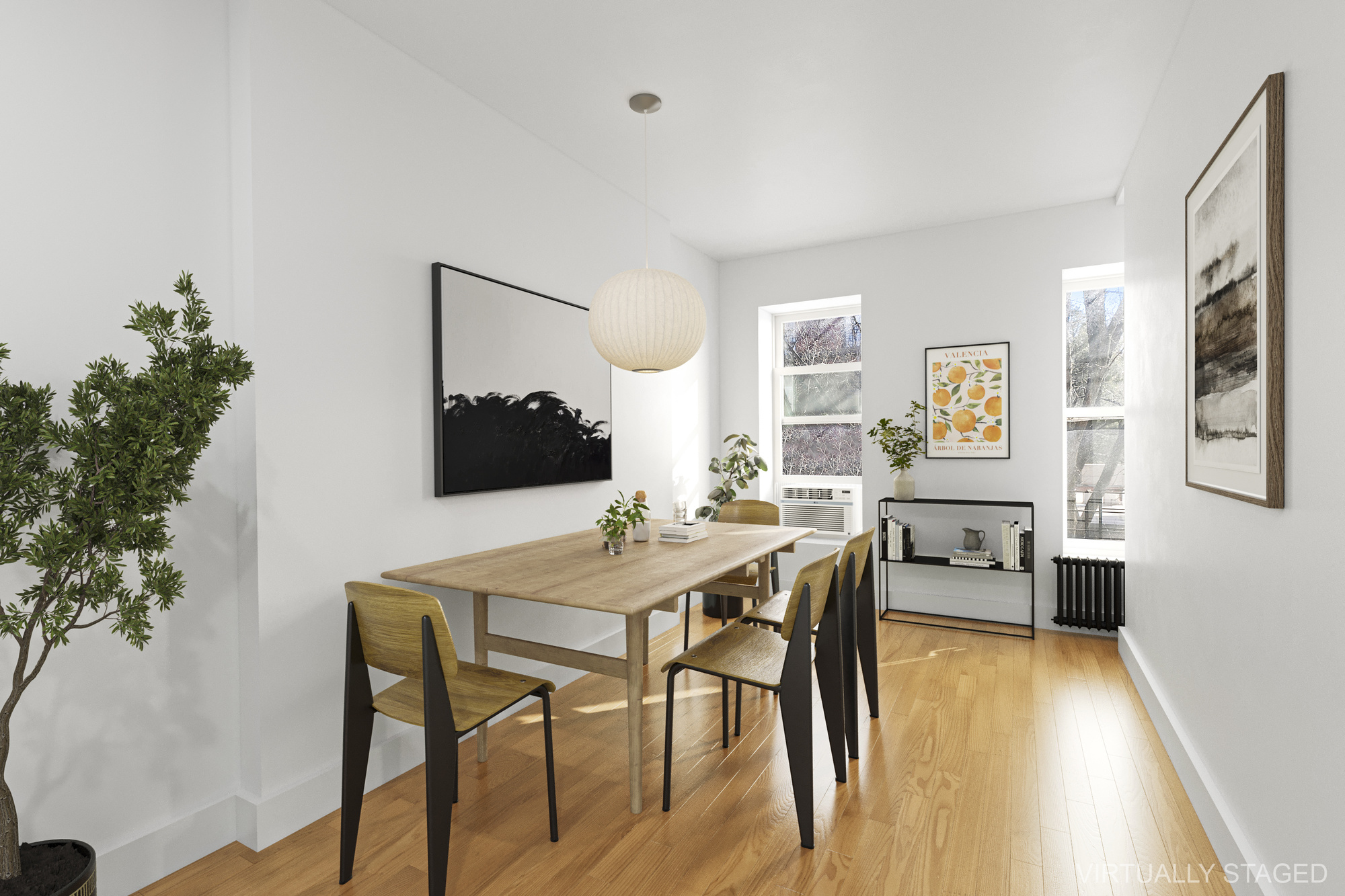 82 7th Avenue, Unit 3 Brooklyn, NY 11217 - Photo 3 of 12 a view of a dining room with furniture and wooden floor