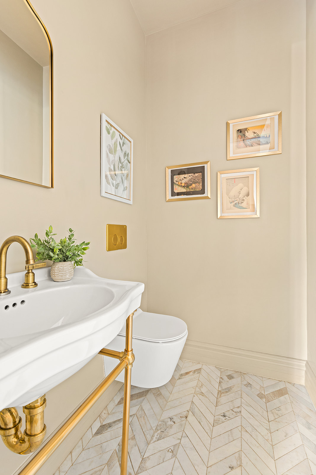 966 St Johns Place Brooklyn, NY 11213 - Photo 8 of 20 a bathroom with a sink and a mirror