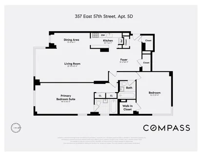 $995,000 | 357 East 57th Street, Unit 5D | Sutton Place