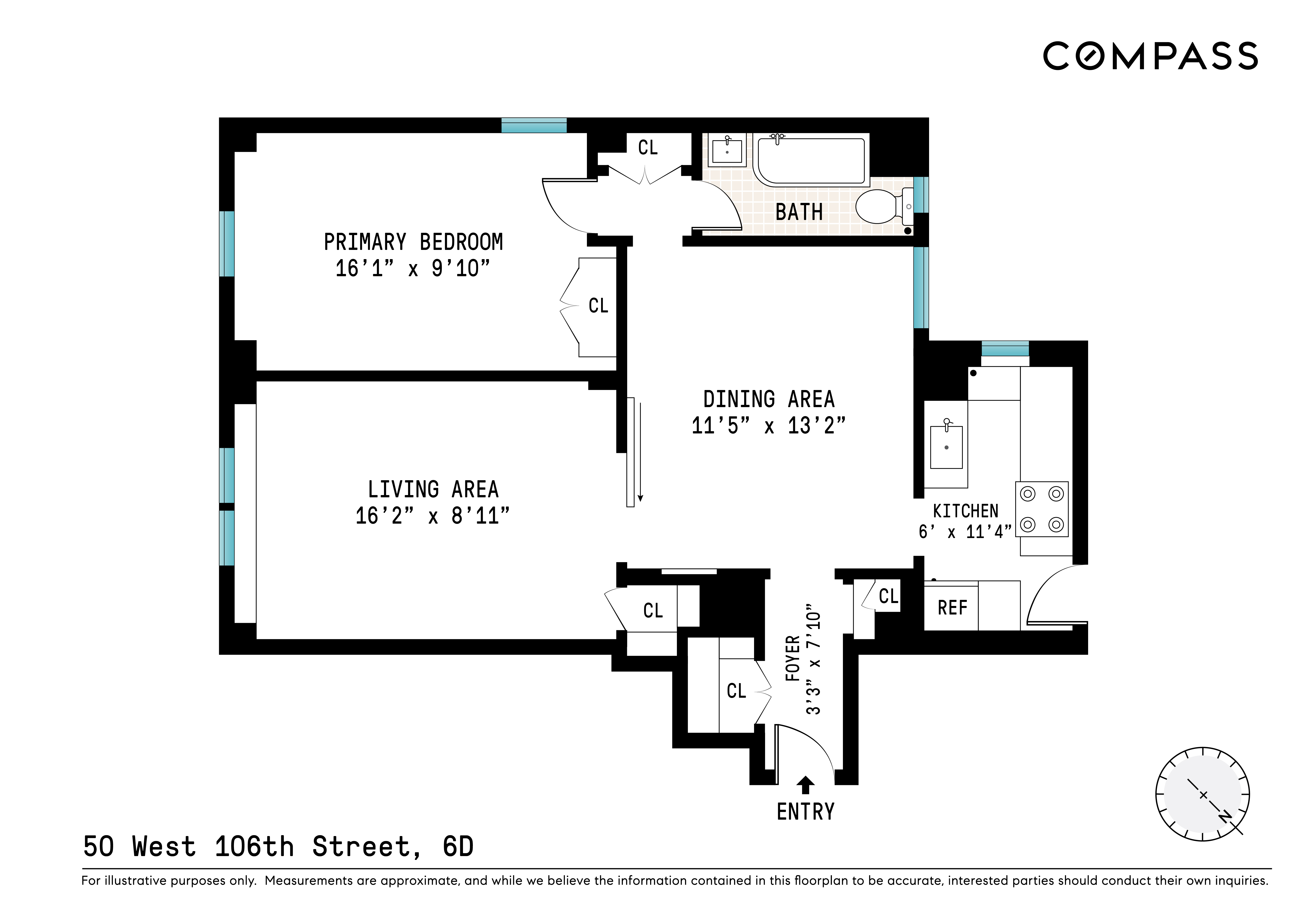 50 West 106th Street, Unit 6D Manhattan, NY 10025 - Photo 8 of 8