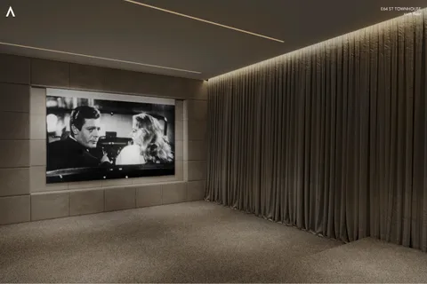 a view of a living room