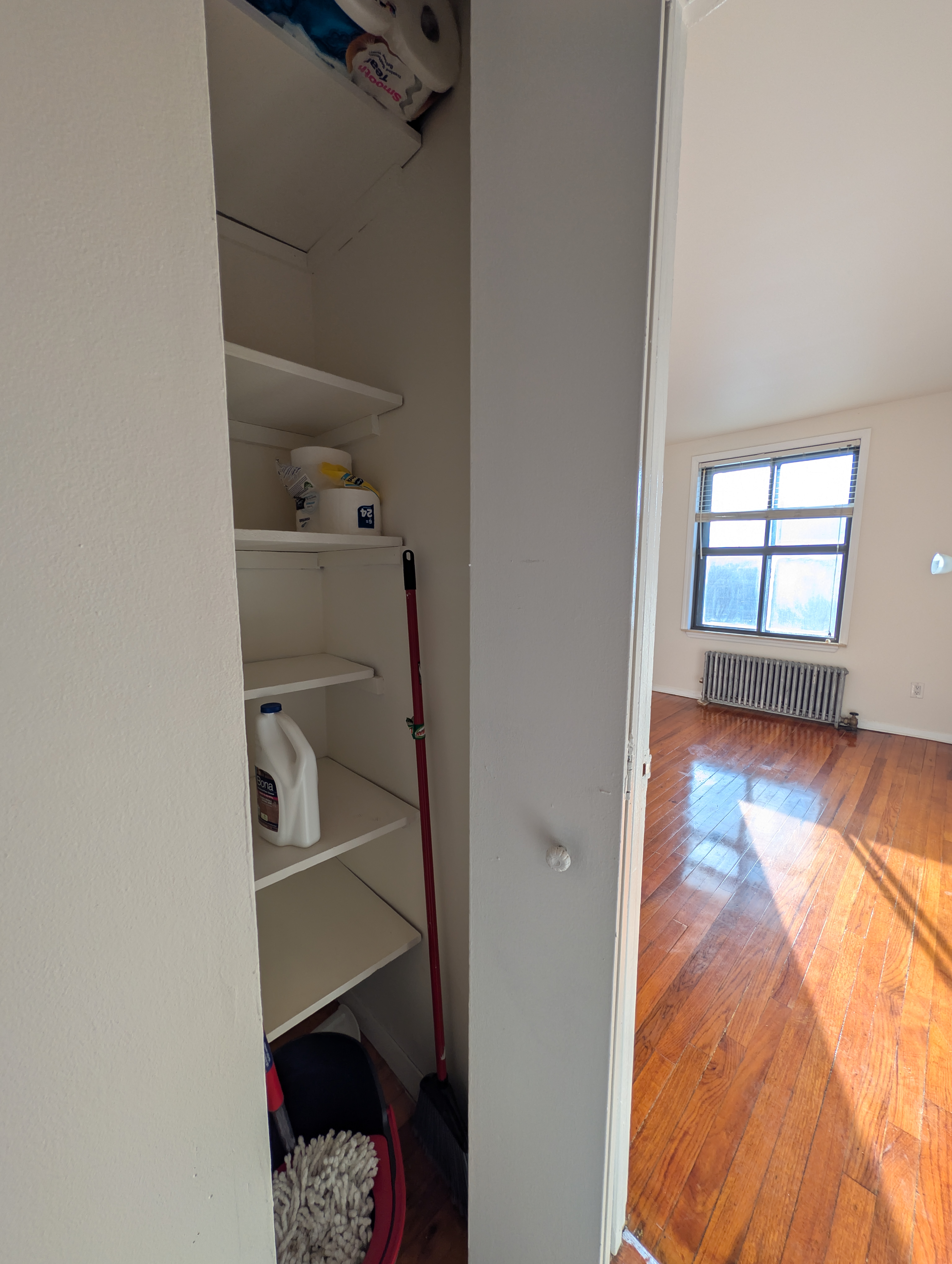 443 Hicks Street, Unit 6H Brooklyn, NY 11201 - Photo 5 of 11 a view of a room with rack on the wall