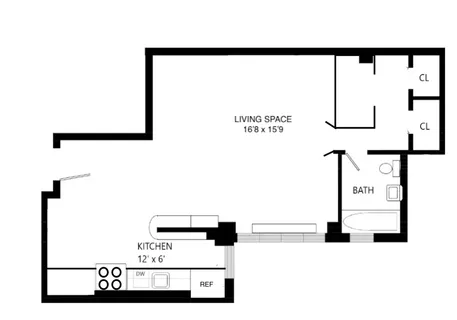 a picture of floor plan