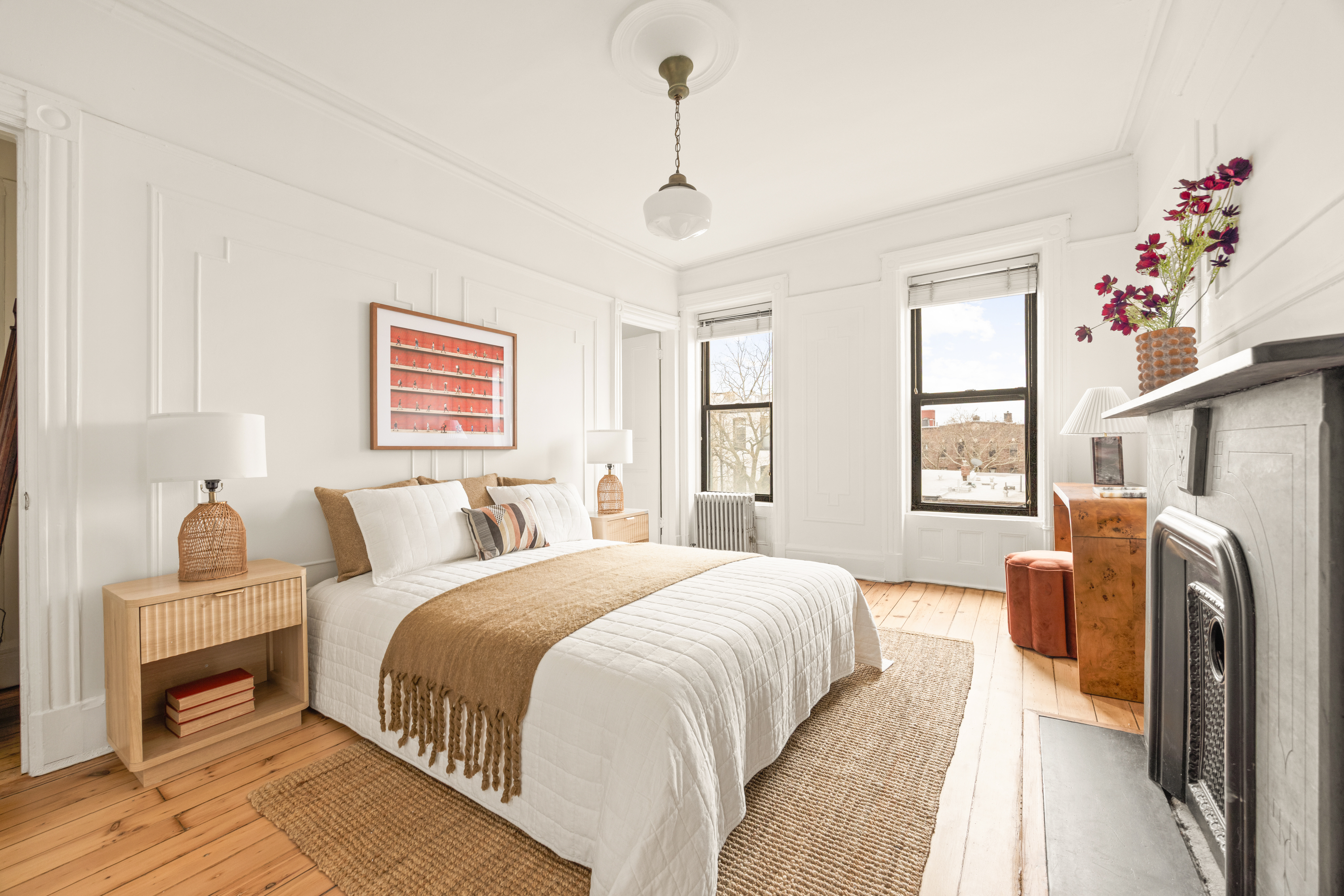 680 Carroll Street, Unit 4 Brooklyn, NY 11215 - Photo 7 of 17 a bedroom with bed and a window
