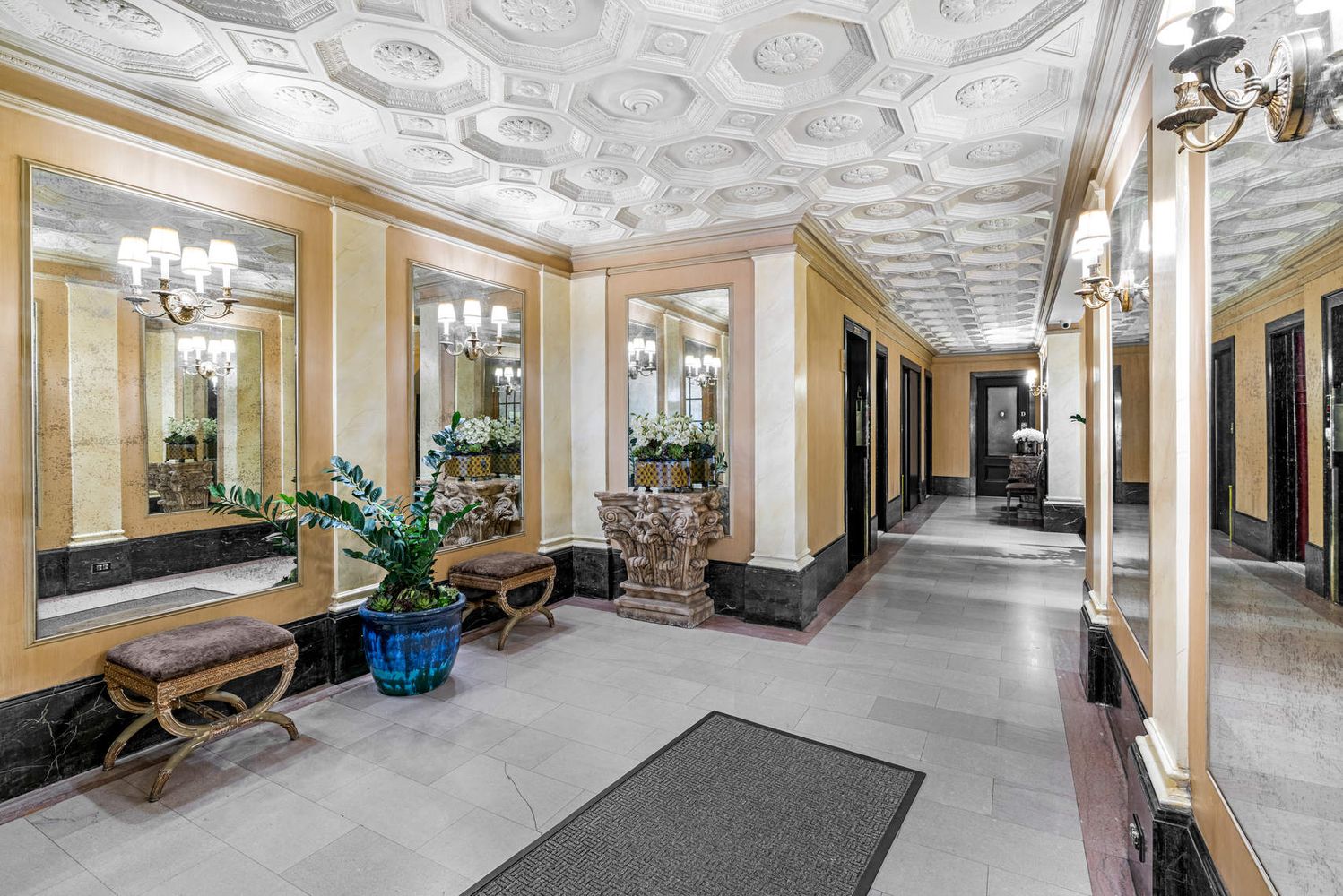 130 East 94th Street, Unit 1A Manhattan, NY 10128 - Photo 9 of 11 a lobby with furniture and windows