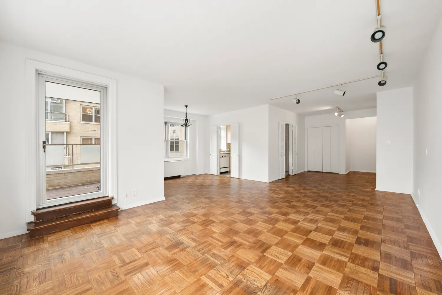 a view of empty room