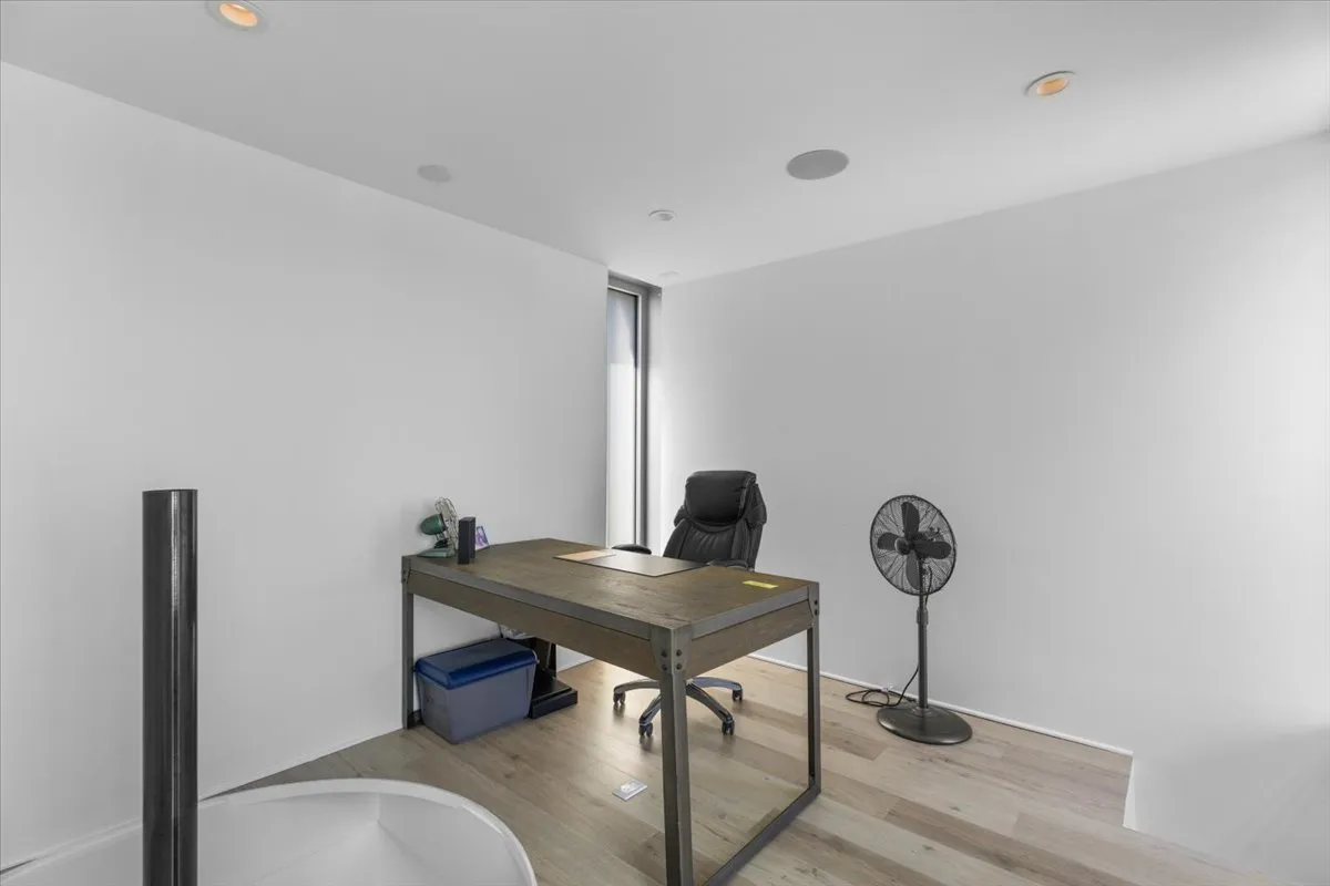 a room with furniture