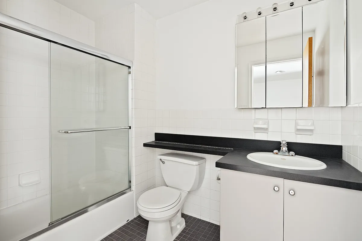 325 3rd Street, Unit 2B Brooklyn, NY 11215 - Photo 7 of 9 a bathroom with a sink and a mirror