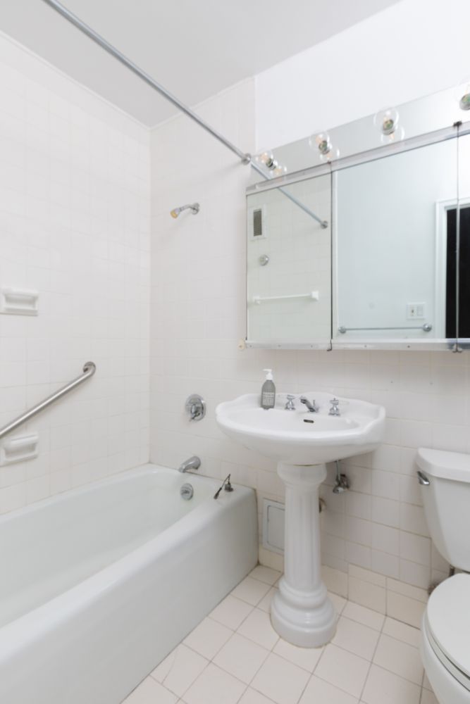 a view of a city with tall buildings