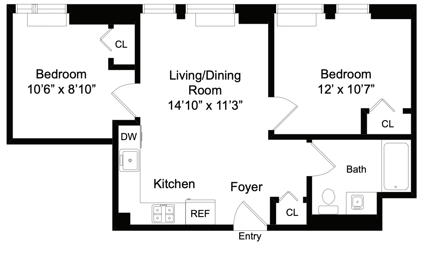$3,495 | 16-26 Madison Street, Unit 6A | Ridgewood