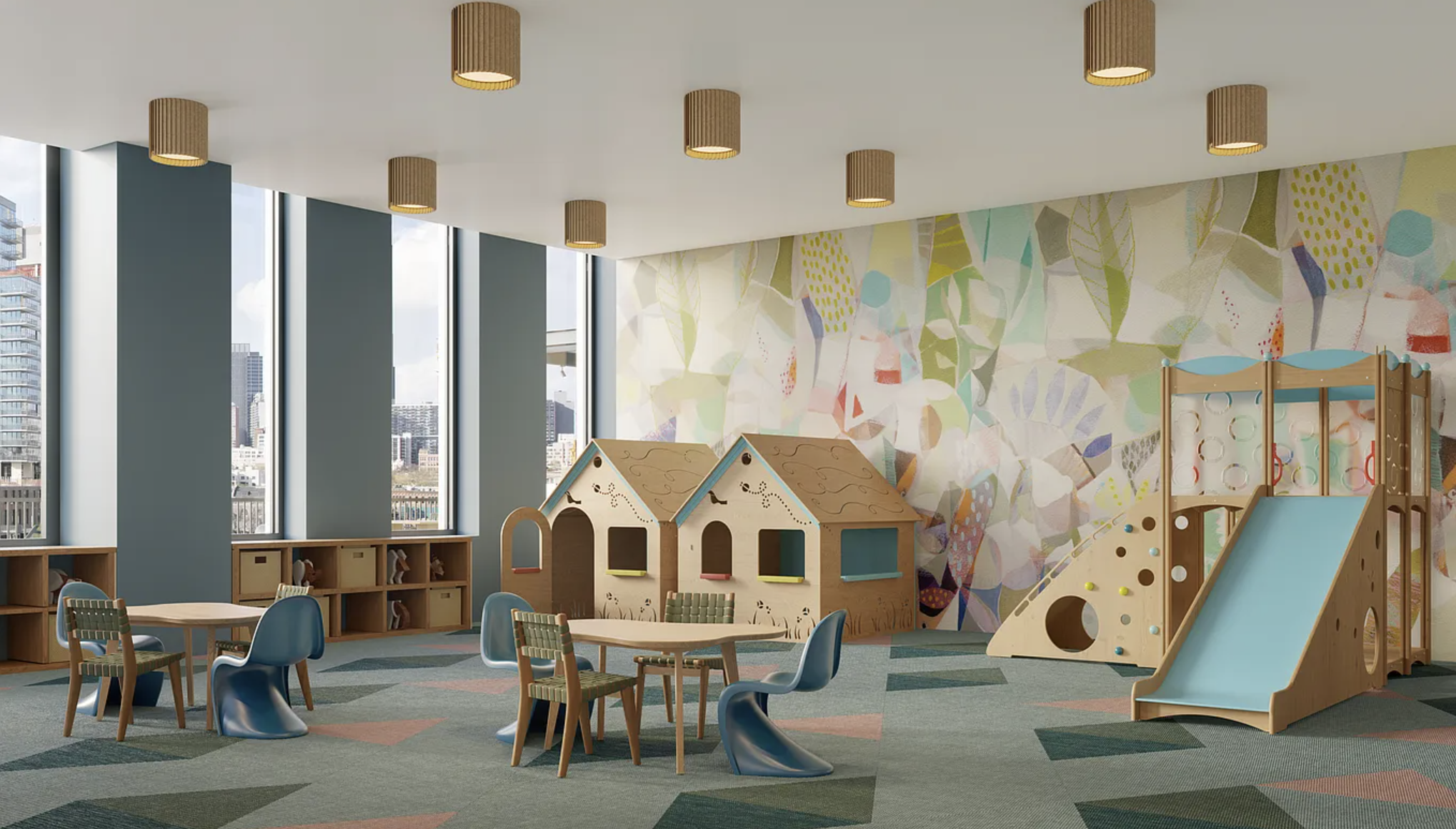 420 Carroll Street, Unit W802 Brooklyn, NY 11215 - Photo 8 of 14 a view of a bedroom with furniture and a window