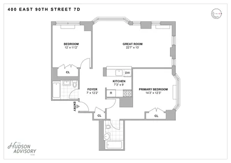$1,350,000 | 400 East 90th Street, Unit 7D | Upper East Side