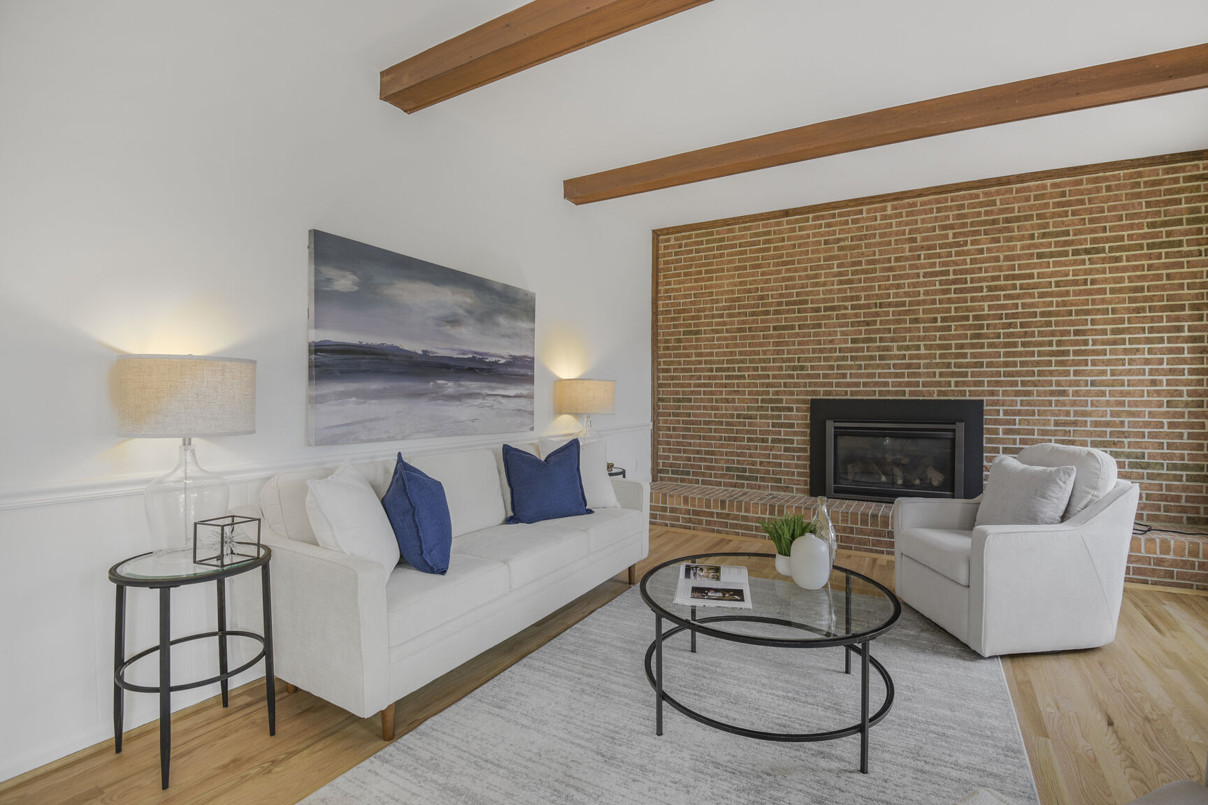 4008 Evangeline Terrace Olney, MD 20832 - Photo 17 of 54 a living room with furniture and a fireplace