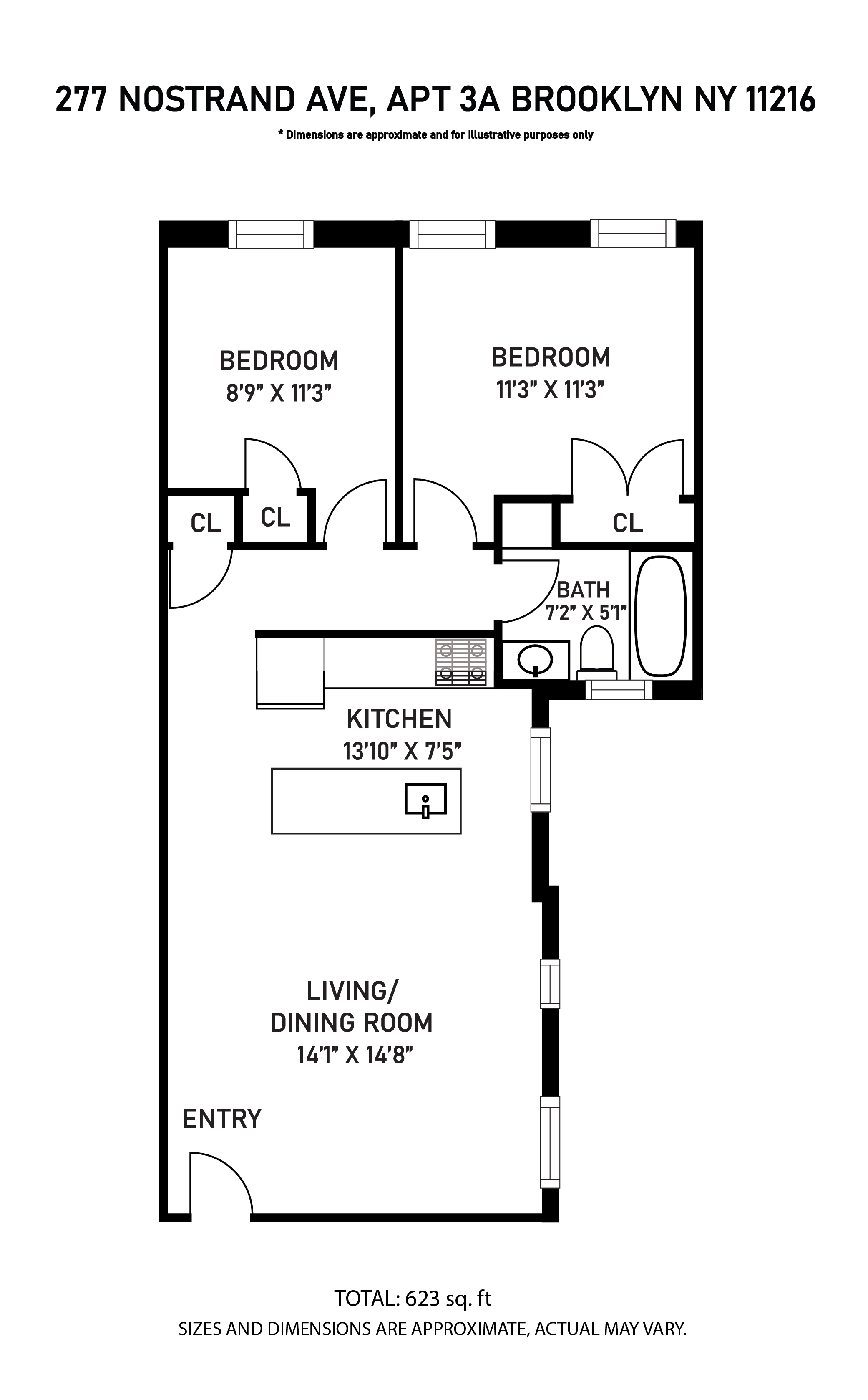 277 Nostrand Avenue, Unit 3A Brooklyn, NY 11216 - Photo 10 of 10