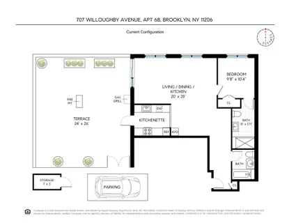 $1,175,000 | 707 Willoughby Avenue, Unit 6B | Bedford-Stuyvesant