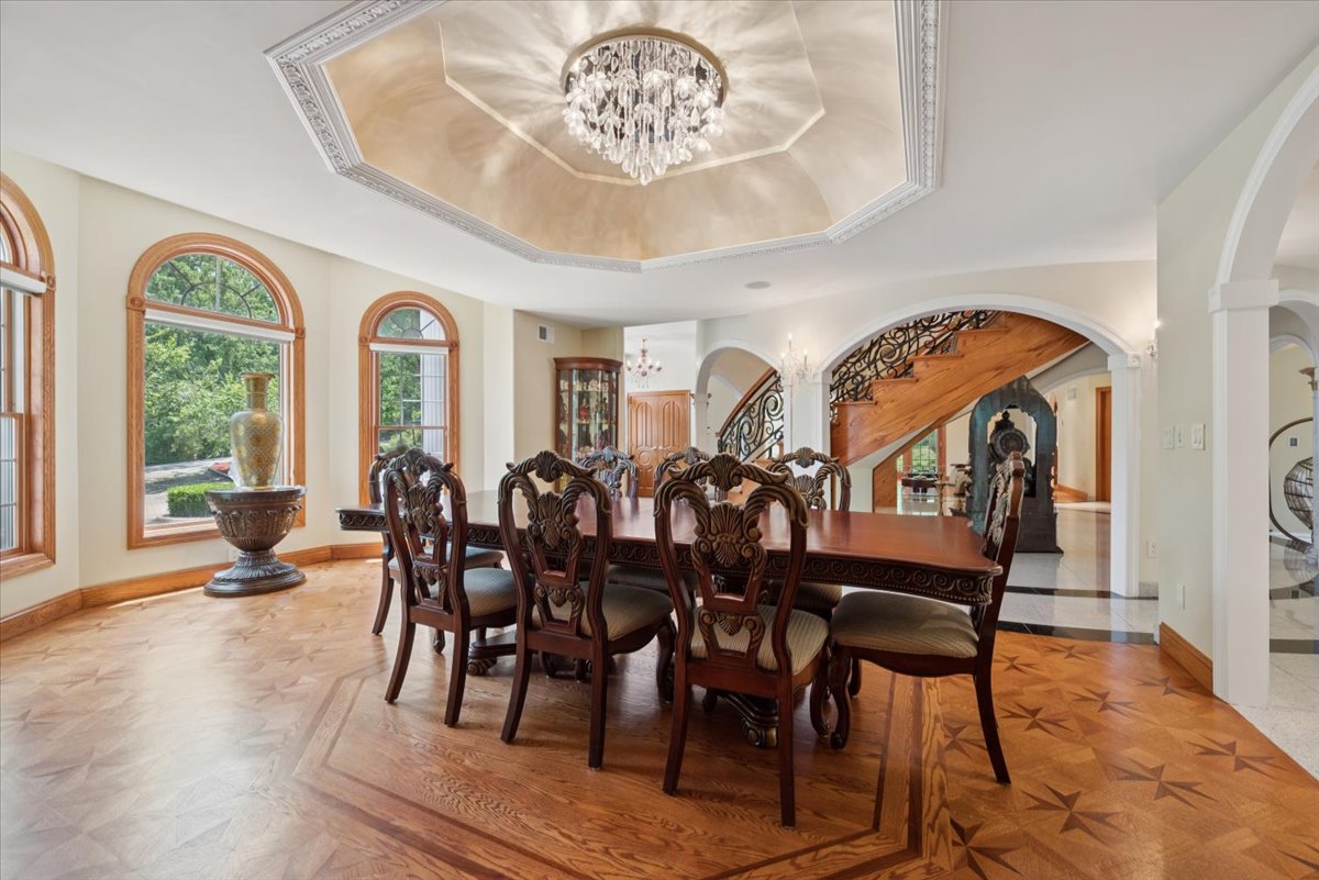115 Skyline Drive Watchung, NJ 07069 - Photo 37 of 95 a view of a dining room with furniture window and wooden floor