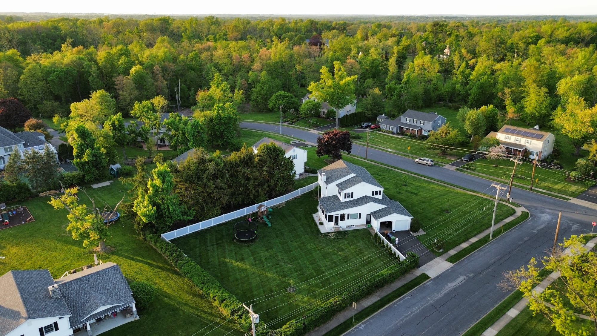 535 Bell Lane Ambler, PA 19002 - Photo 37 of 45 an aerial view of a house with a yard