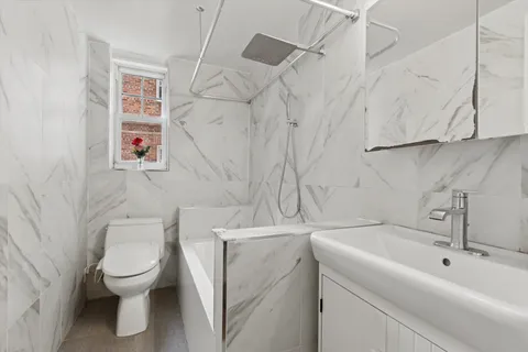 a view of a city with tall buildings