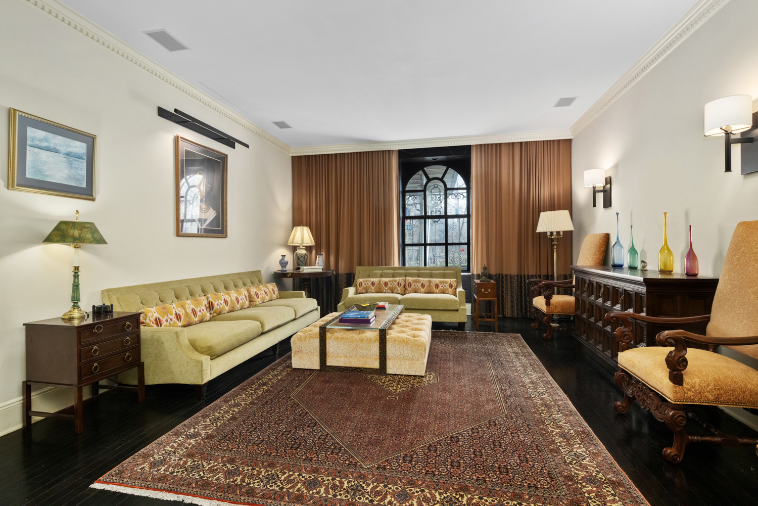 333 Central Park West, Unit 11 Manhattan, NY 10025 - Photo 3 of 21 a living room with furniture rug and window