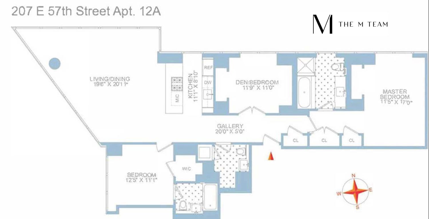 207 East 57th Street, Unit 12A Manhattan, NY 10022 - Photo 13 of 13 a picture of a wall with a white building