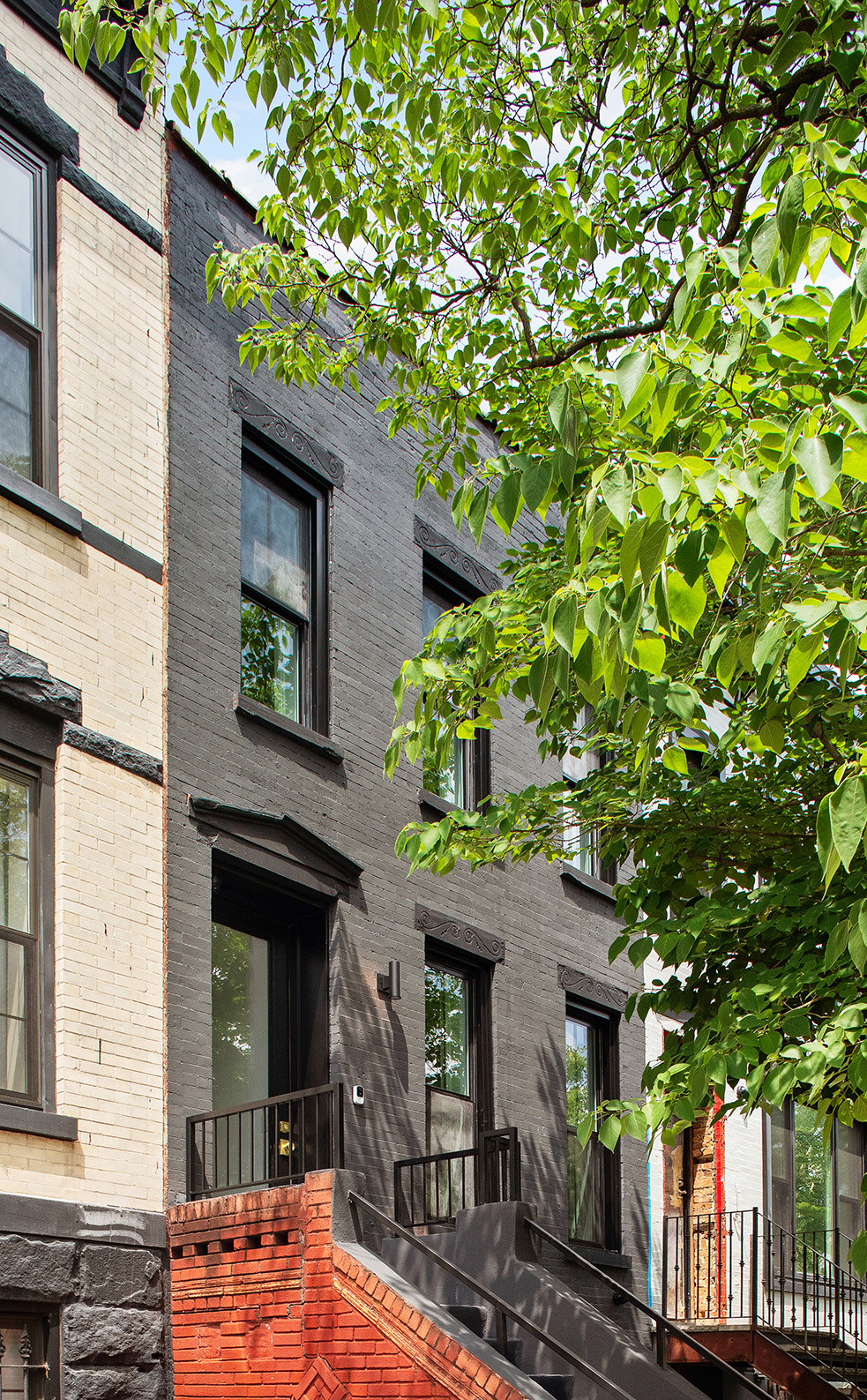 99 Somers Street Brooklyn, NY 11233 - Photo 12 of 14 front view of a house with a tree