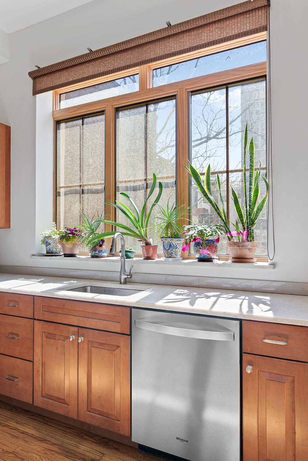544 Pacific Street Brooklyn, NY 11217 - Photo 3 of 15 a view of sink and window with wooden floor