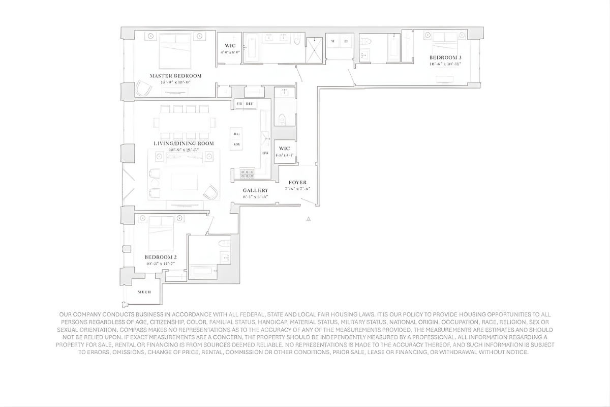 269 West 87th Street, Unit 9B Manhattan, NY 10024 - Photo 23 of 23 a black and white photo of a picture