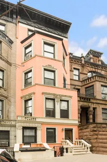 a front view of a multi story building