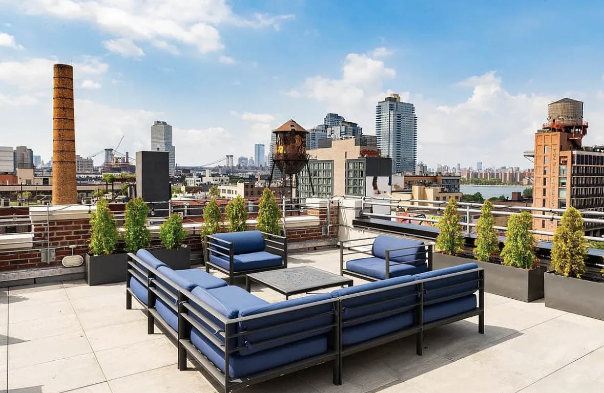 44 Berry Street, Unit 6B Brooklyn, NY 11249 - Photo 6 of 9 a view of a terrace with lawn chairs