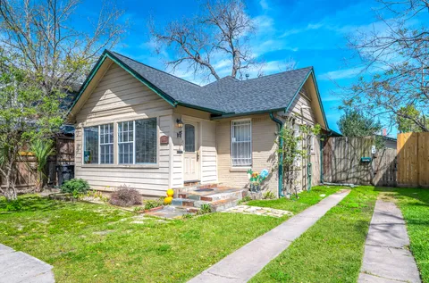 a front view of house with yard