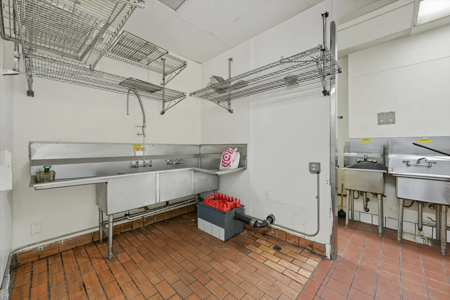 an empty room with window and outdoor view