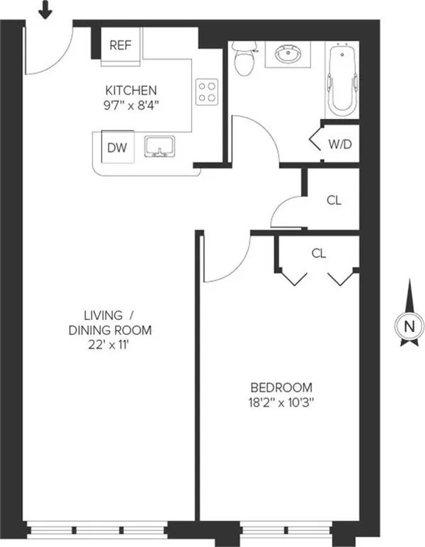 $859,000 | 13-11 Jackson Avenue, Unit 8D | Long Island City