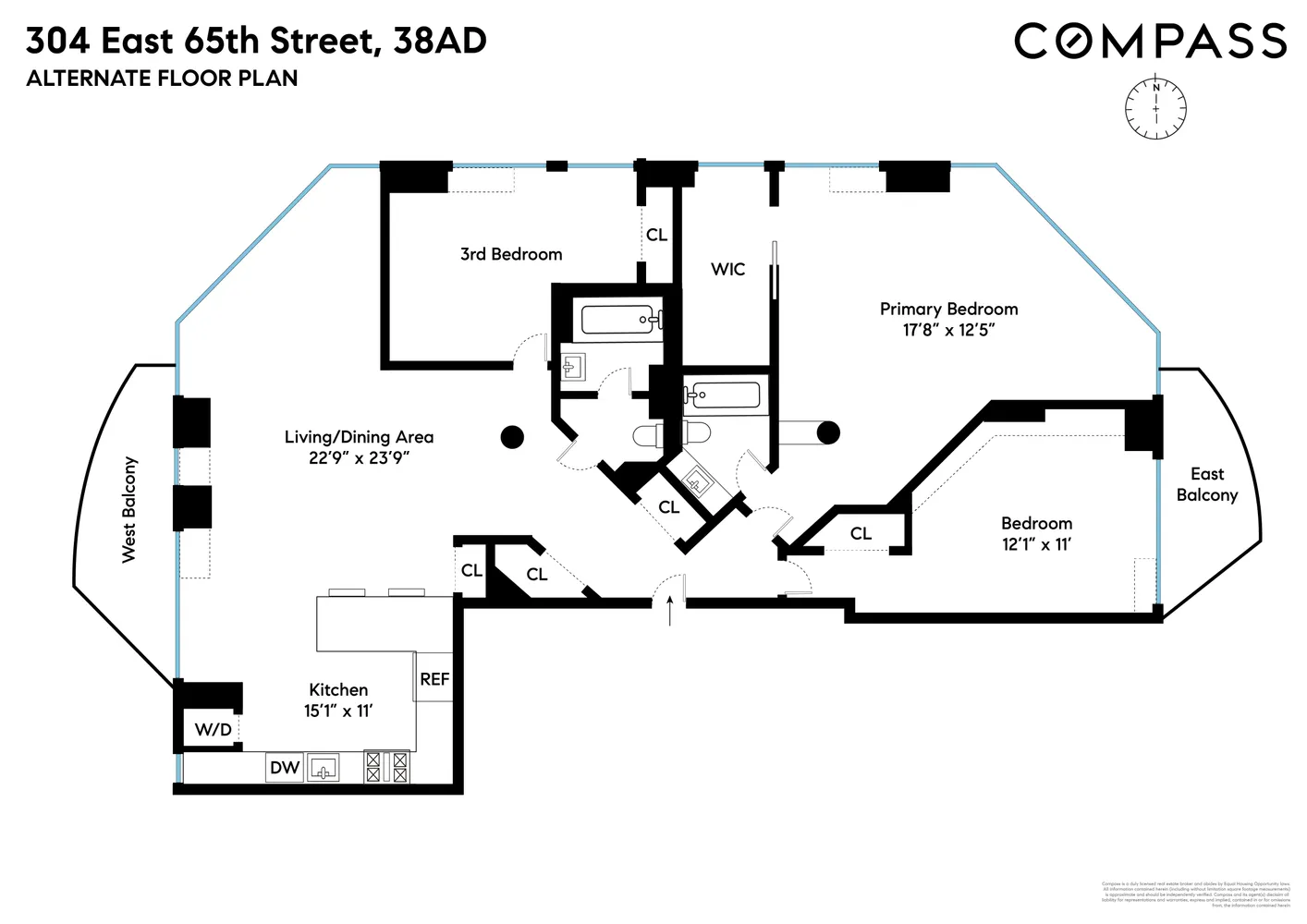 $2,295,000 | 304 East 65th Street, Unit 38AD | Lenox Hill