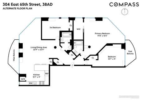 $2,295,000 | 304 East 65th Street, Unit 38AD | Lenox Hill