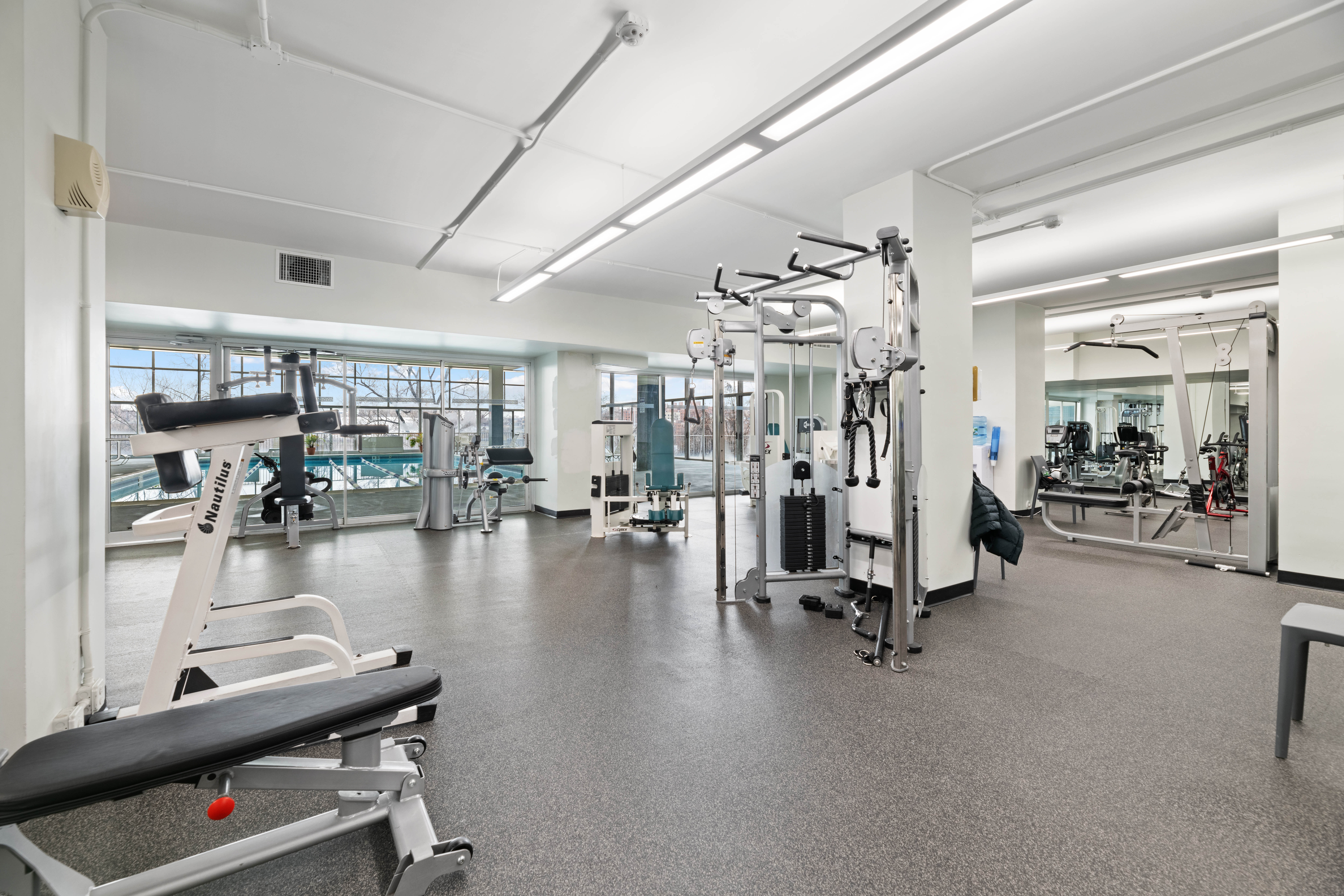 2500 Johnson Avenue, Unit 5E Bronx, NY 10463 - Photo 11 of 12 a view of a room with gym equipment