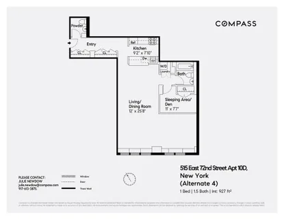 $899,000 | 515 East 72nd Street, Unit 10D | Lenox Hill