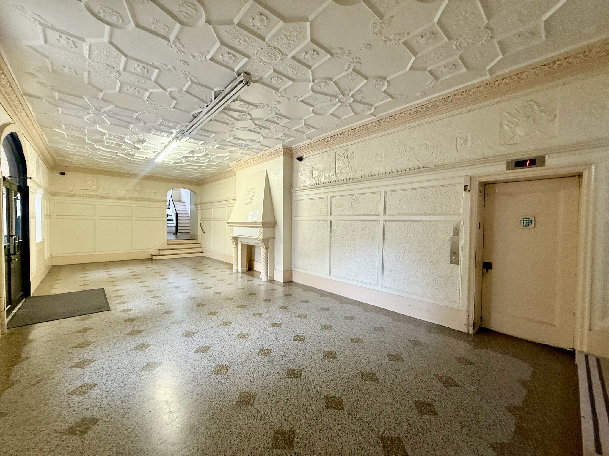 957 Greene Avenue, Unit BWEST Brooklyn, NY 11221 - Photo 8 of 8 a view of a hallway with wooden shelves