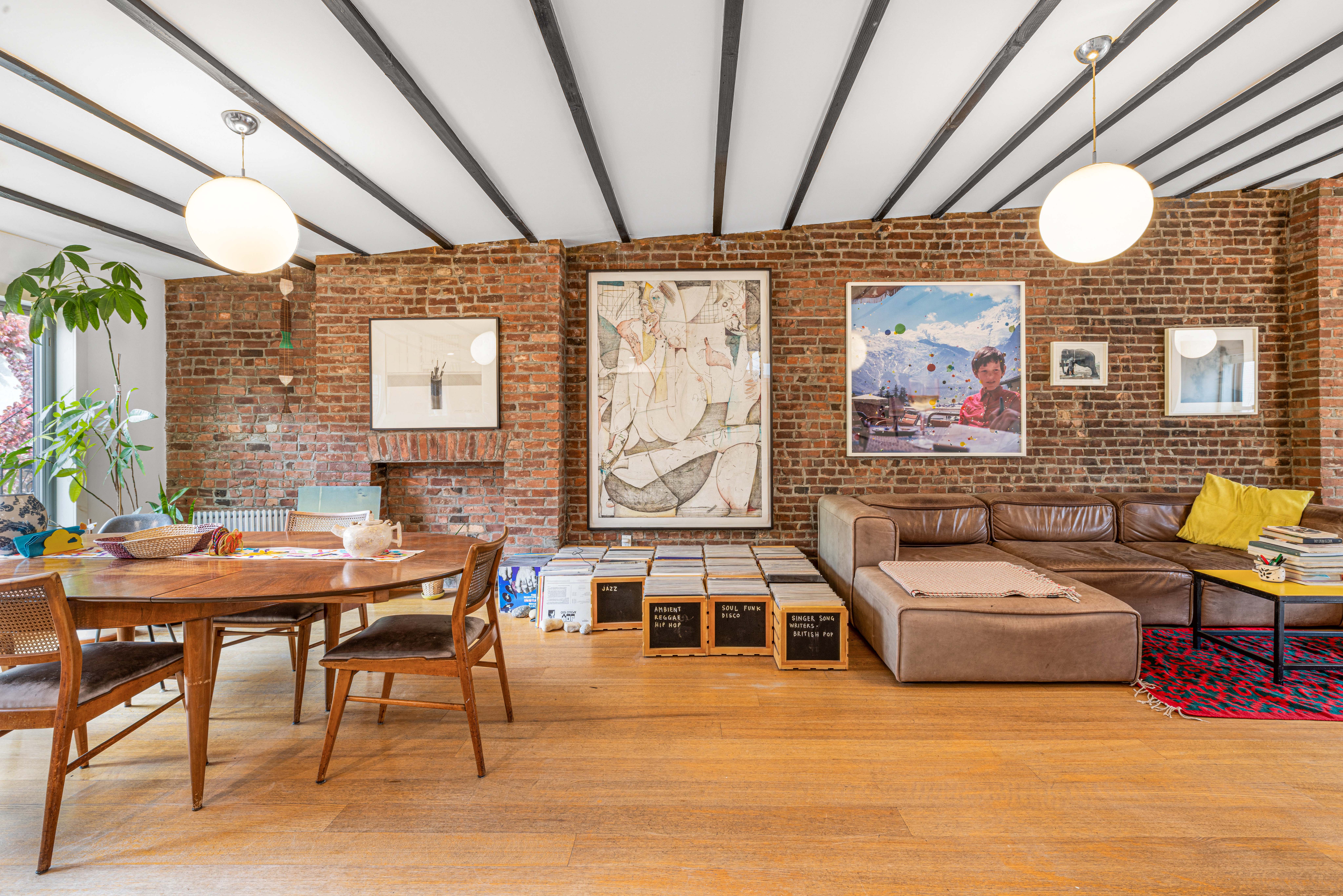 209 Calyer Street, Unit 2 Brooklyn, NY 11222 - Photo 12 of 17 a living room with furniture and a large window