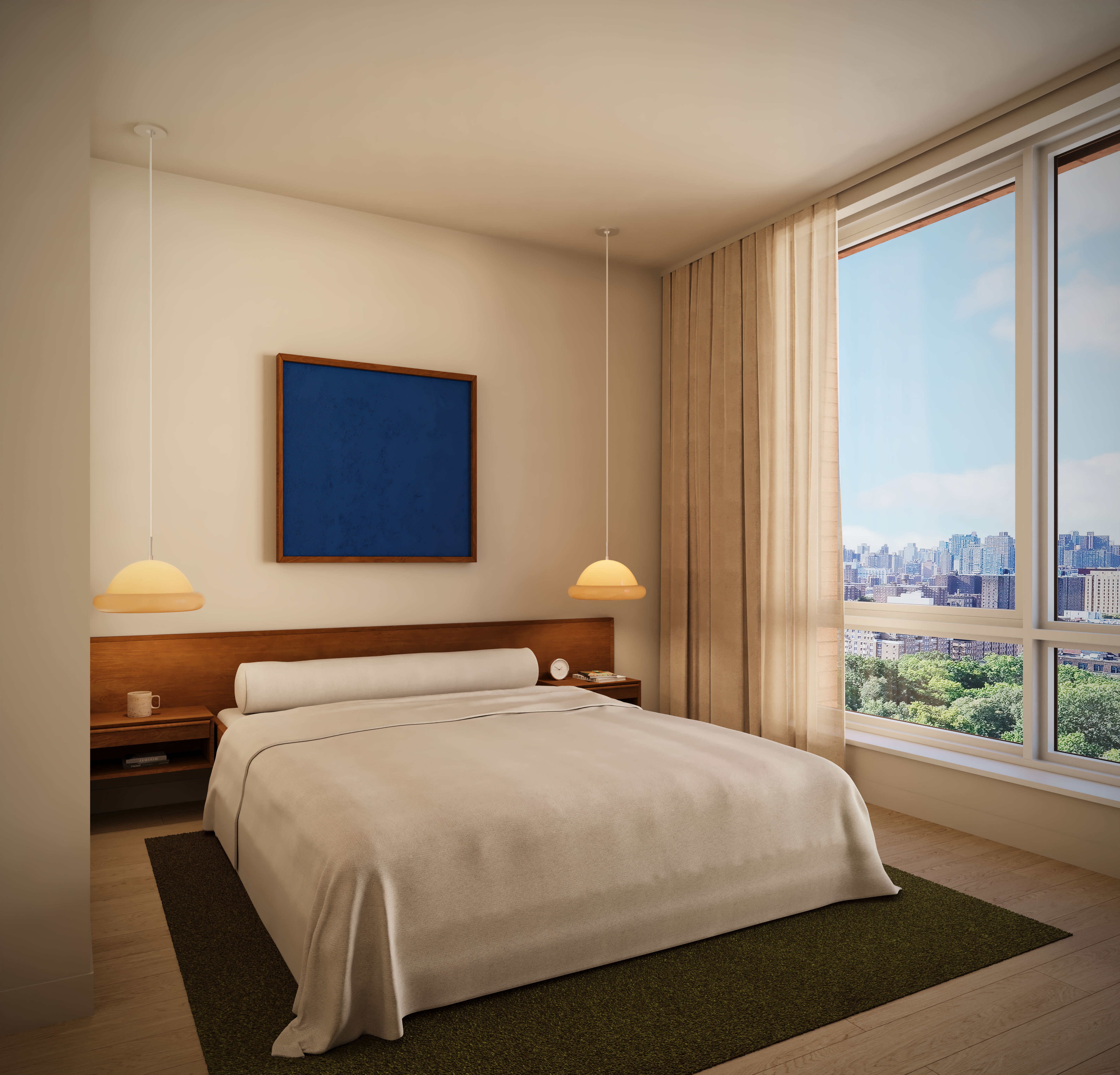 2035 5th Avenue, Unit 8K Manhattan, NY 10035 - Photo 1 of 13 a bedroom with a bed and window